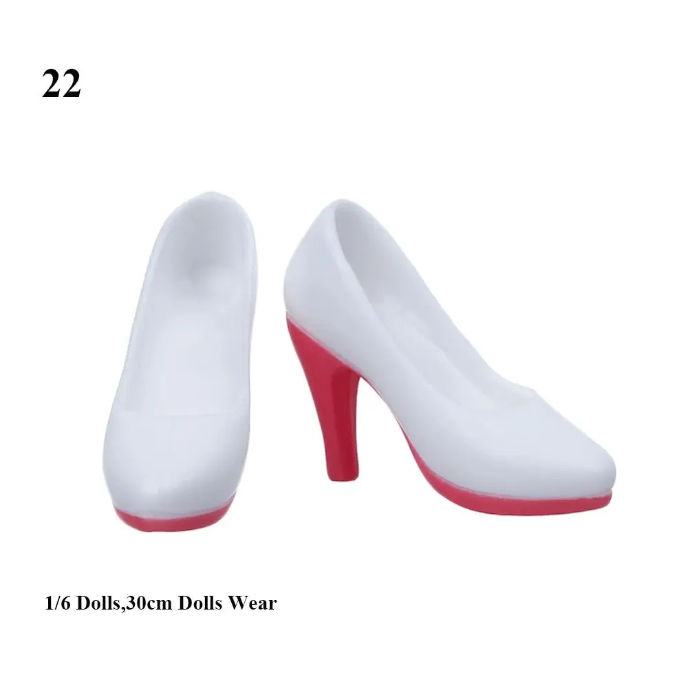 1Pair Plastic Doll Multistyles Long Knees Boots 1/3 1/6 Doll Shoes Fashion Female Doll Boots Fit Foot Length 2cm Dolls Shoes - Image 11