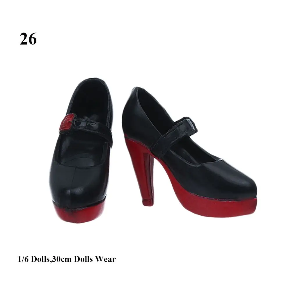 1Pair Plastic Doll Multistyles Long Knees Boots 1/3 1/6 Doll Shoes Fashion Female Doll Boots Fit Foot Length 2cm Dolls Shoes - Image 15