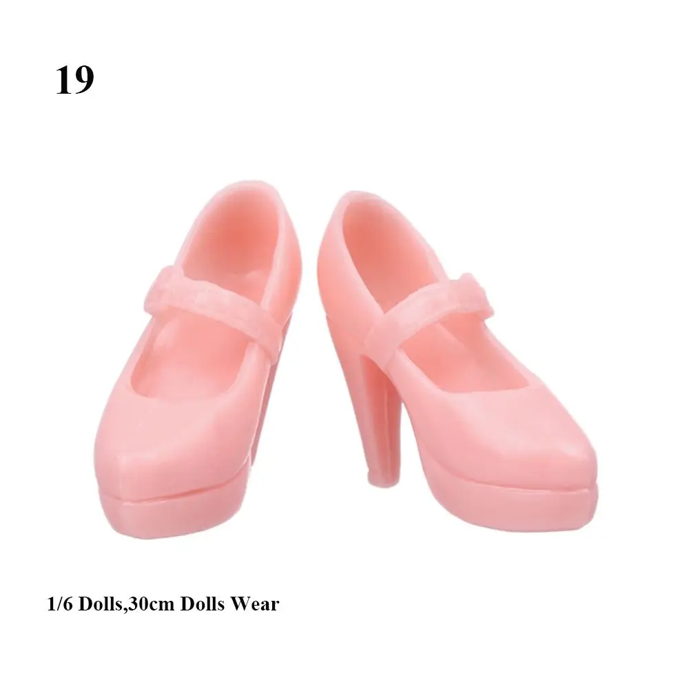 1Pair Plastic Doll Multistyles Long Knees Boots 1/3 1/6 Doll Shoes Fashion Female Doll Boots Fit Foot Length 2cm Dolls Shoes - Image 10