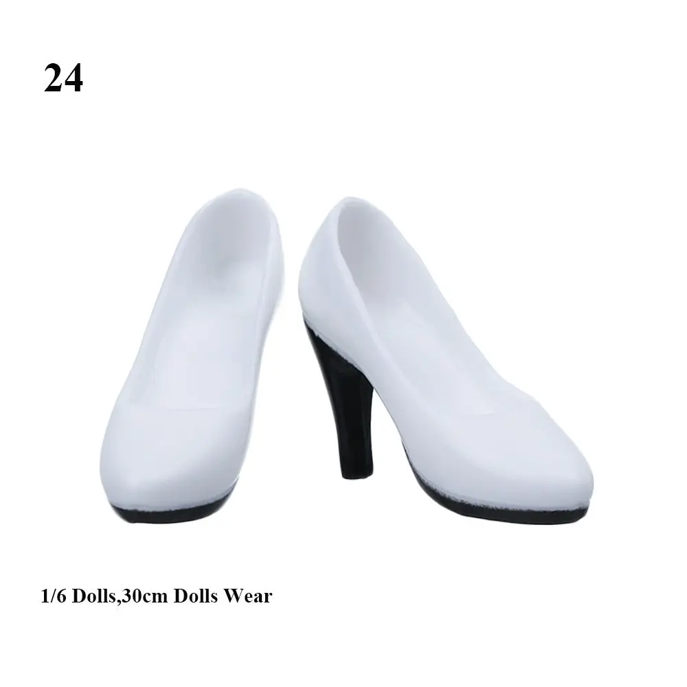 1Pair Plastic Doll Multistyles Long Knees Boots 1/3 1/6 Doll Shoes Fashion Female Doll Boots Fit Foot Length 2cm Dolls Shoes - Image 13