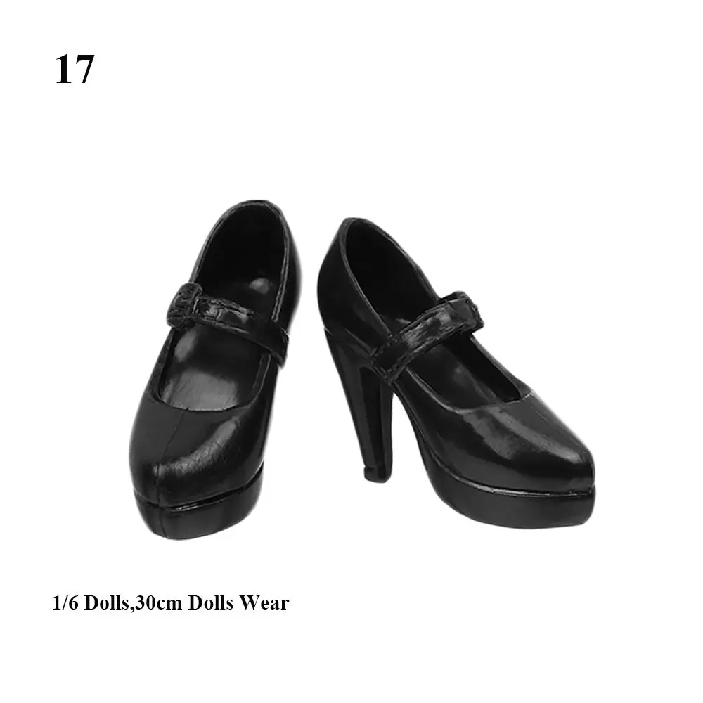 1Pair Plastic Doll Multistyles Long Knees Boots 1/3 1/6 Doll Shoes Fashion Female Doll Boots Fit Foot Length 2cm Dolls Shoes - Image 8
