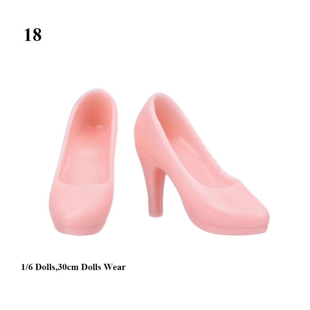 1Pair Plastic Doll Multistyles Long Knees Boots 1/3 1/6 Doll Shoes Fashion Female Doll Boots Fit Foot Length 2cm Dolls Shoes - Image 7