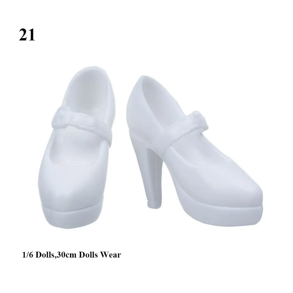 1Pair Plastic Doll Multistyles Long Knees Boots 1/3 1/6 Doll Shoes Fashion Female Doll Boots Fit Foot Length 2cm Dolls Shoes - Image 12