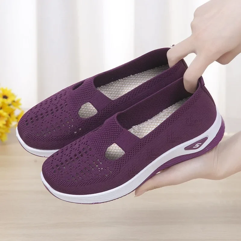 Women's Shoes 2025 Summer Casual Sneakers Breathable Mesh Chunky Sole Affordable Free Shipping - Image 10