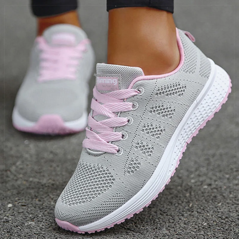 Women Sneakers Lightweight Women Sport Sneaker Breathe Casual White Shoes For Women Athletic Shoe Tennis Female Sports Shoes - Image 2