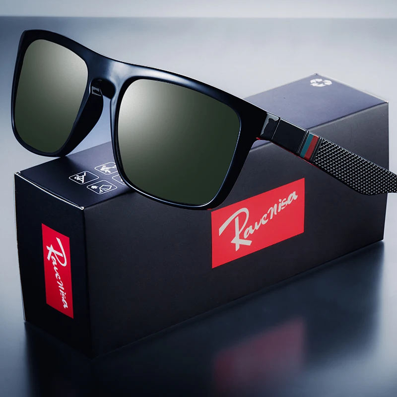 Fashion Square Vintage Polarized Sunglasses Men Women Retro Driving Fishing Sun Glasses UV400 Eyewear - Image 8
